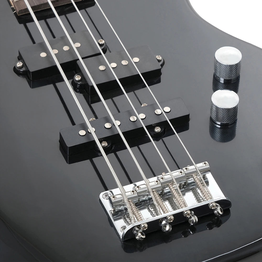 4 String Electric Bass Guitar 24 Frets Maple Body Bass Guitar Solid Wood Fingerboard Professional Stringed Musical Instrument - Image 7