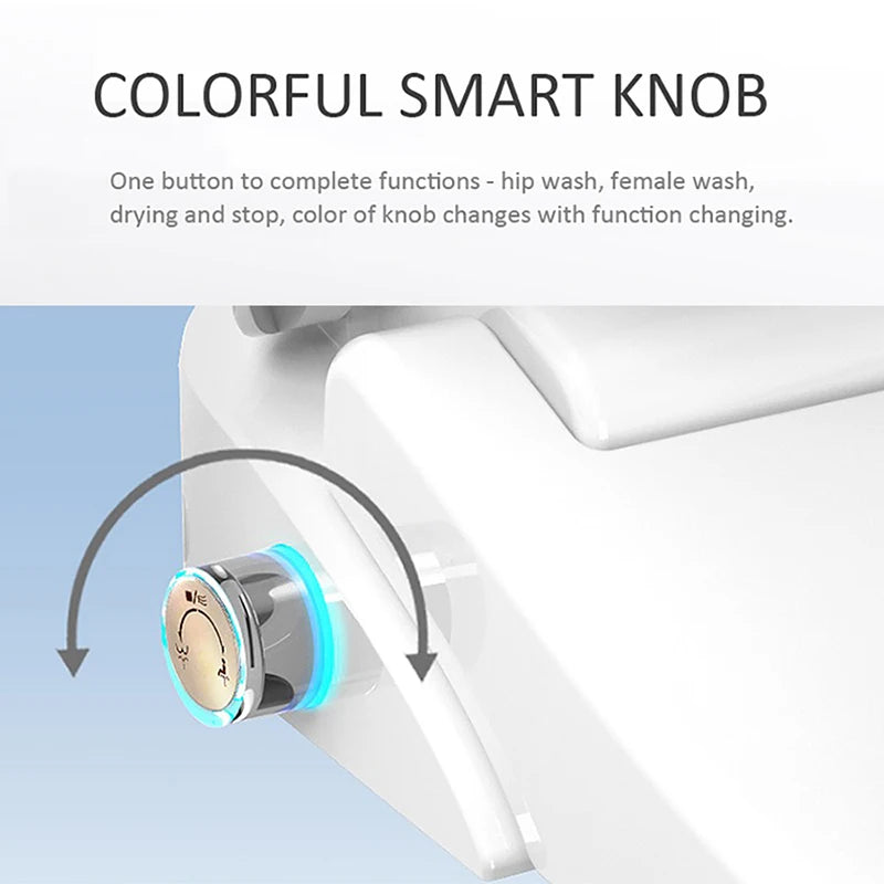 EcoFresh D U-shape Smart toilet seat Electric Bidet cover smart night light intelligent bidet sprayer heat clean dry Massage - Image 9