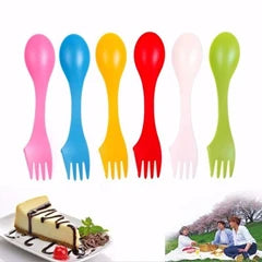Portable Heat Resistant Camping Tableware Set: Spoon, Fork, Knife & Spork – Ideal for Outdoor Camping & Picnics - Image 2
