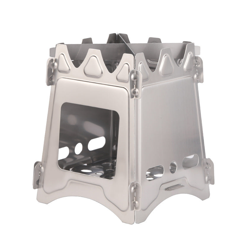 Portable Stainless Steel Folding Camping Stove - Outdoor Camping - Image 9