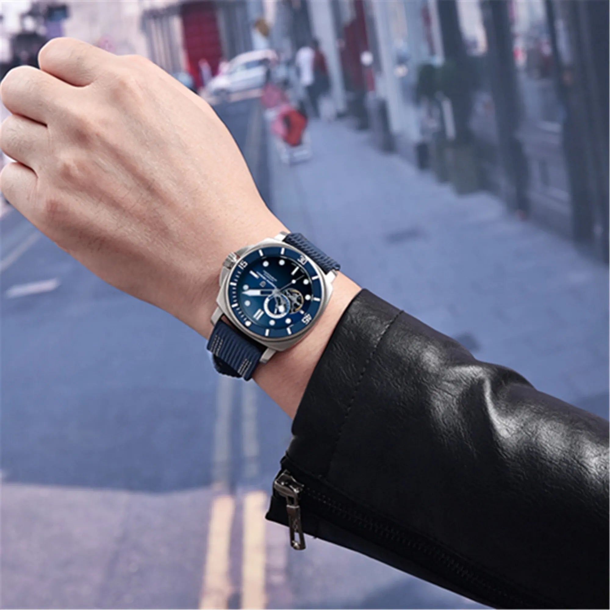 PAGANI DESIGN Brand Sports Men Mechanical Watch Fashion Sapphire 200M Waterproof Automatic Timecode Relogio Masculino 2024 New - Image 4