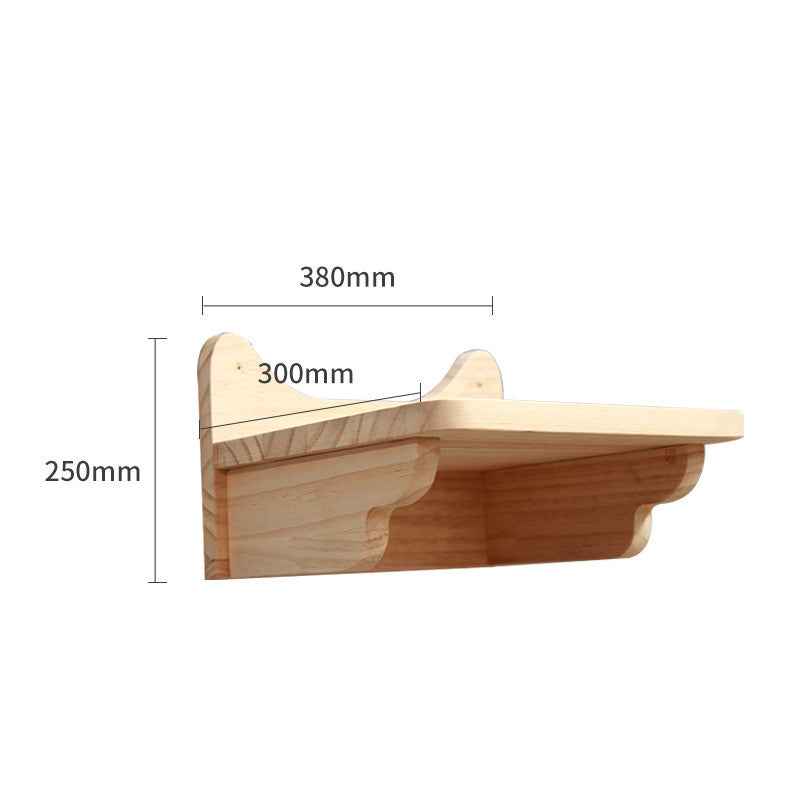 Solid Wood Wall-Mounted Cat Climbing Frame - Pet Accessories - Image 12