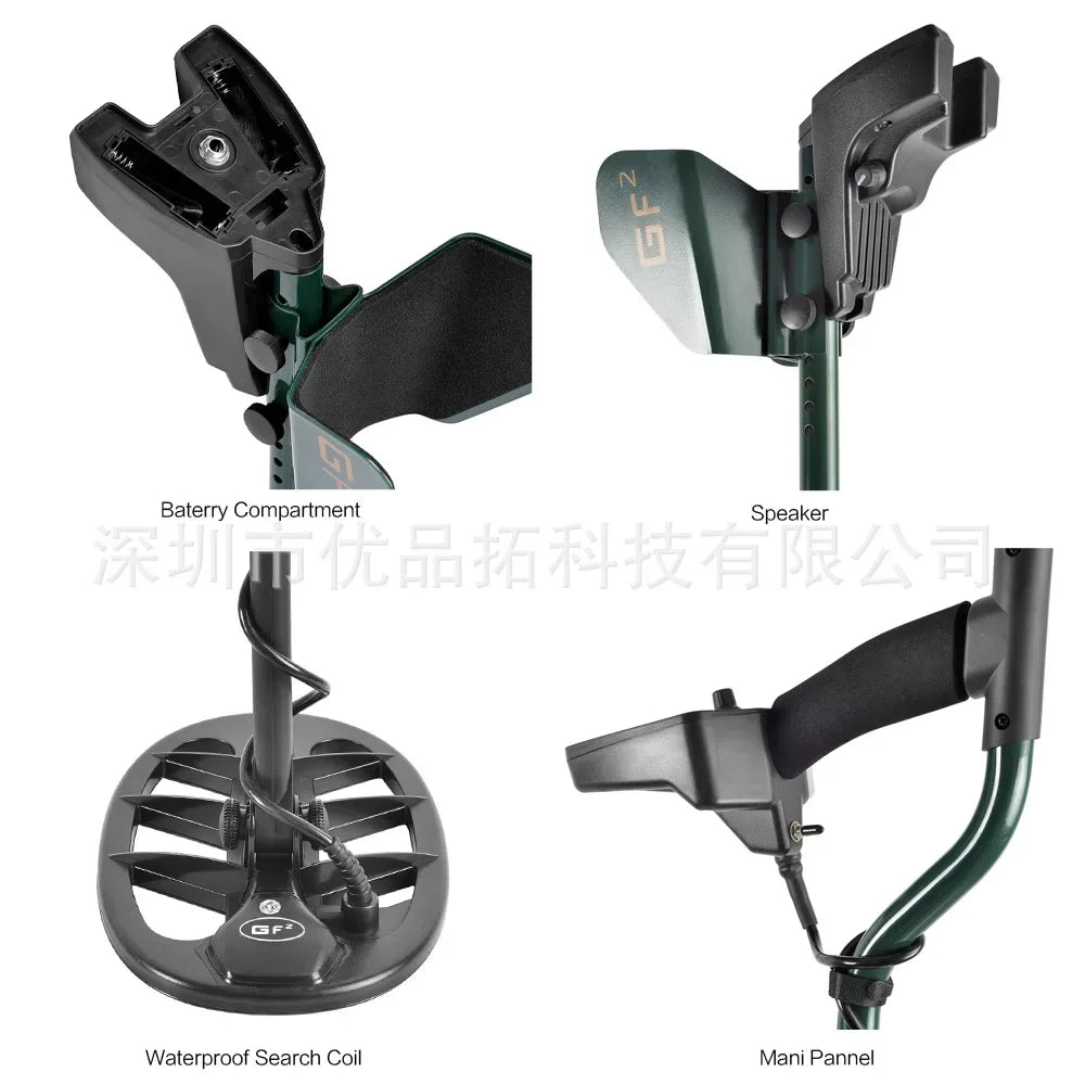 Underground Metal Detector T2 Enhanced Treasure Hunting Instrument Visual Metal Detector Instrument Archaeology - Image 7