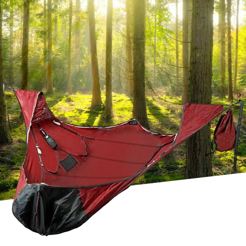 Sturdy Multi-Person Camping Hammock - Large Capacity & Convenient